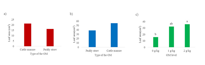 leaf area and cadmium